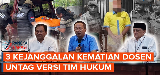 3 Kejanggalan Kematian Dosen Untag Versi Tim Hukum
