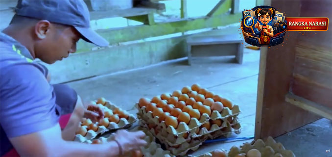 Bisnis Ayam Petelur Malinau Menjanjikan Stok Selalu Ludes Terjual